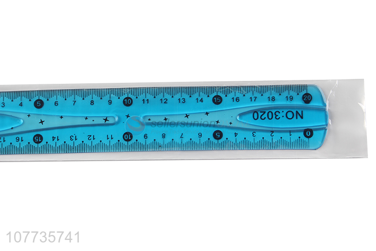 Good sale geometric measuring tool plastic straight ruler for school