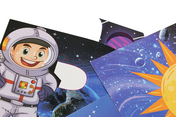Popular spaceman series happy birthday banner birthday party bunting for kids