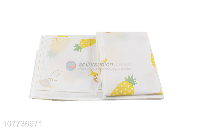 High quality pineapple printed refrigerator cover washing machine cover