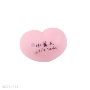 Good selling heart shape pink baby swim bath toys