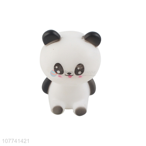 Popular product panda shape swim toys with whistle