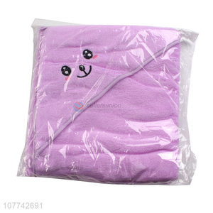 Best selling purple soft bathrobe with low price