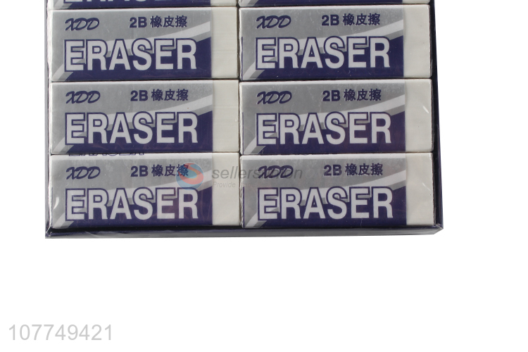 Hot selling student learning eraser exam art 2B office supplies