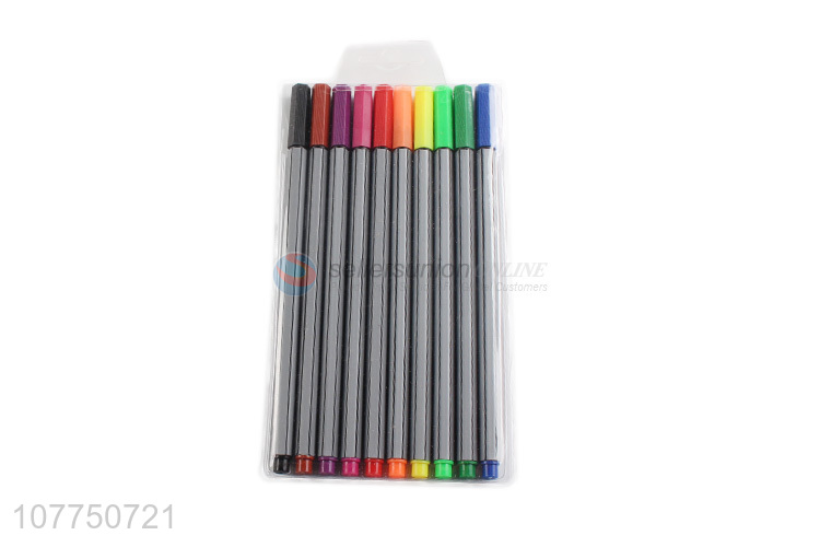 Promotional 10 colors fine line markers fine line pens