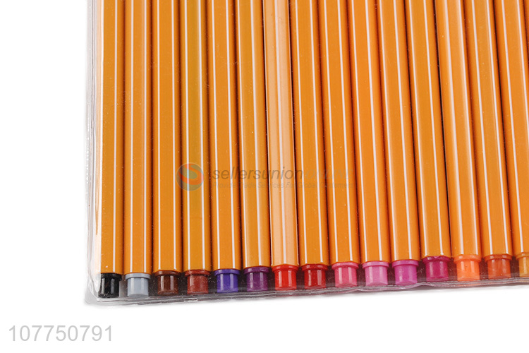 High quality 24 colors fine line markers permanent fine liner