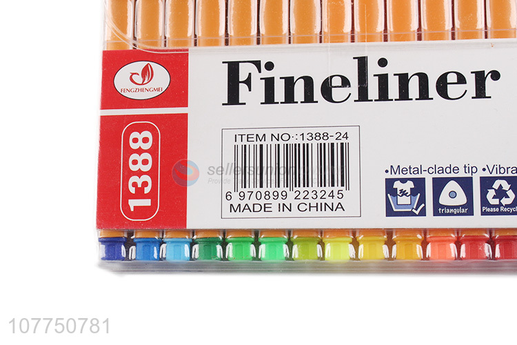 New arrival 24 colors fine line markers fine line pens