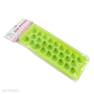 Most popular heart shape silicone ice cube tray ice block mold