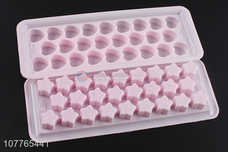 Hot selling 2 packs food grade silicone ice cube tray ice block mold
