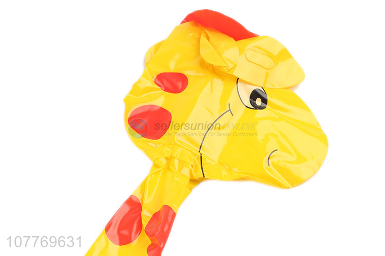 New product kids animal giraffe shape inflatable toys for sale