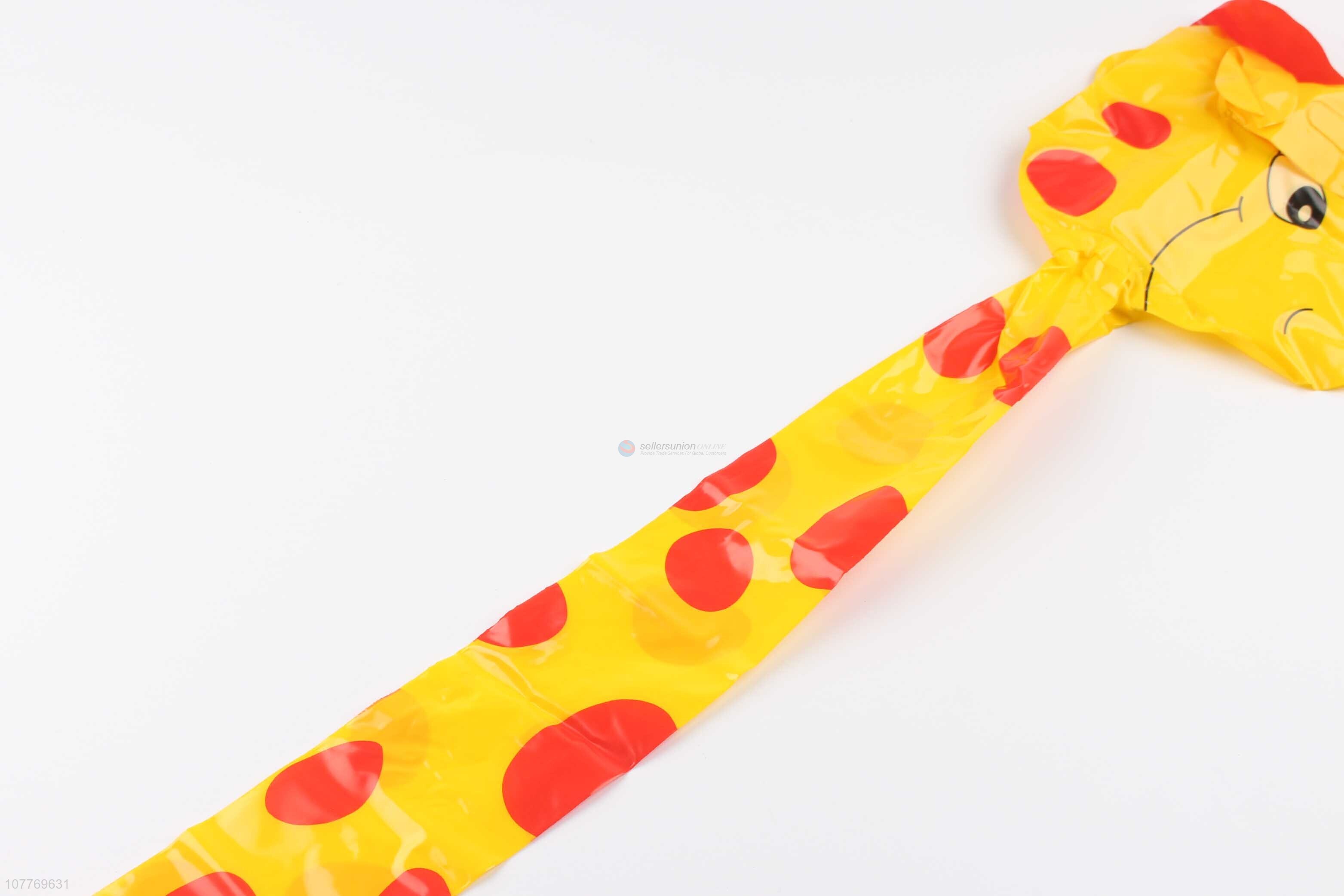 New product kids animal giraffe shape inflatable toys for sale