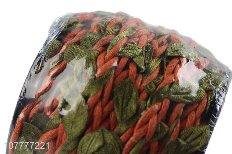 High quality 5mm leaf hemp rope diy handmade material for children