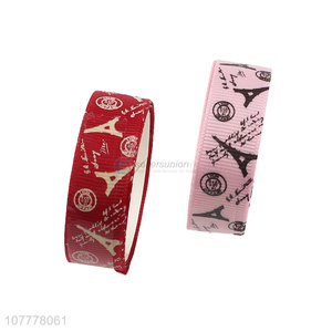 Custom logo 14mm grosgrain ribbon creative printing gift ribbon
