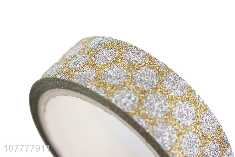 Hot products polka dot pattern decorative tape glitter washi tapes