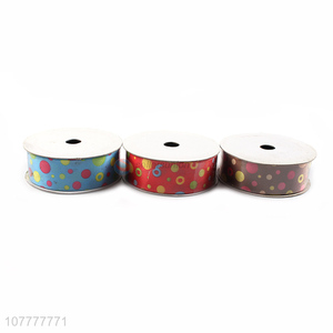Best selling 25mm colorful grosgrain ribbon diy garment accessories