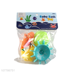 Wholesale plastic animal model vinyl baby bath toys