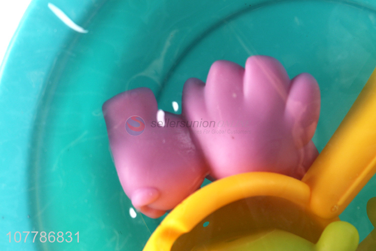 Wholesale vinyl baby swimming toys with plastic bathtub