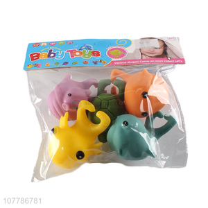 Wholesale vinyl animal shape baby shower swimming toys
