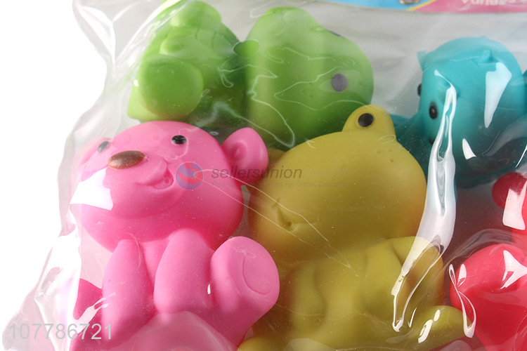 Wholesale cartoon animal model baby swimming vinyl toys