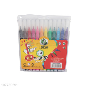 Wholesale color brush student multicolor note highlighter pen