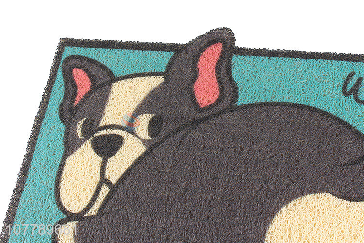New arrival cartoon dog design welcome mats for front door