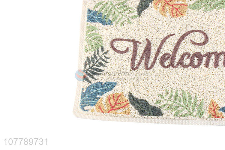 Wholesale creative printing welcome mats pvc door mat entrance mat