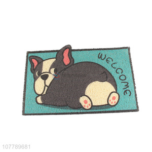 New arrival cartoon dog design welcome mats for front door