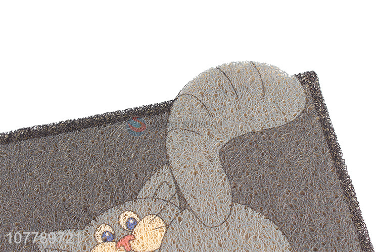 Most popular cartoon cat design welcome mats non-slip door mat