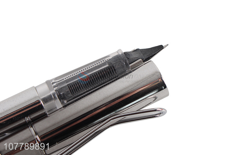 High quality silver pen copybook fountain pen set for student