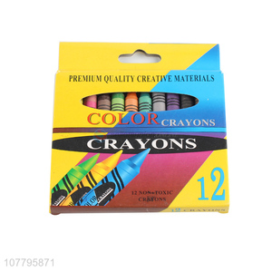 Factory direct sale color crayon Student painting oil pastel