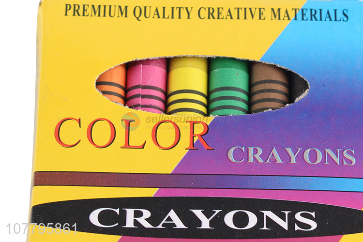High quality color student crayon drawing tool