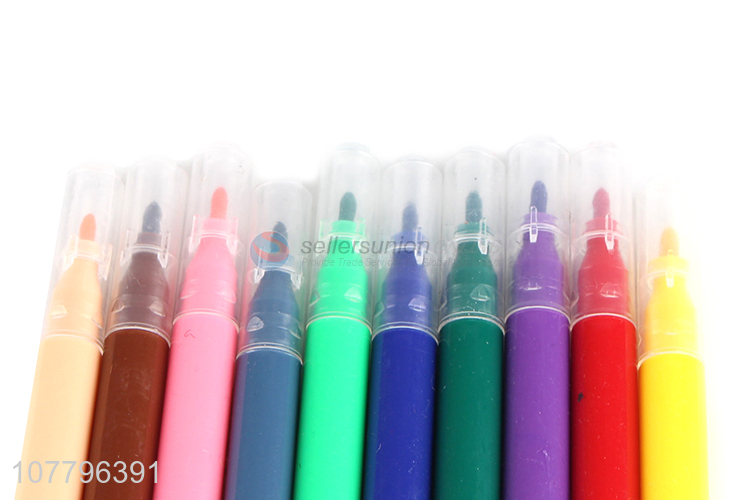 Hot selling drawing crayons 10 color graffiti brush for children
