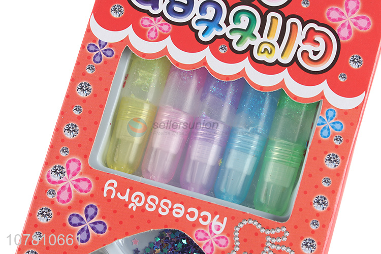 Wholesale school supplies non-toxic liquid glitter glue for kids