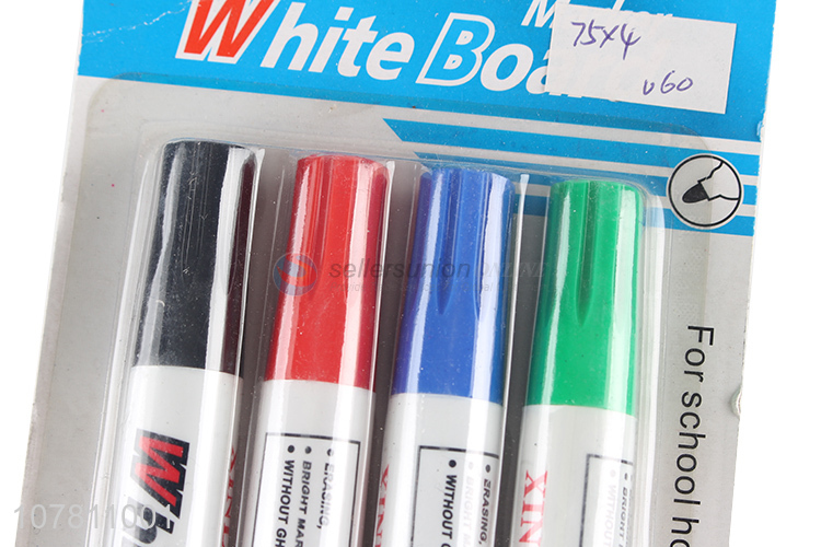 Wholesale non-toxic multicolor dy erase whiteboard marker pen