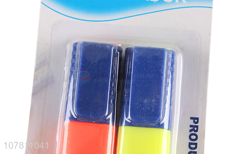 Wholesale 2 pieces mini highlighter marking pen for student