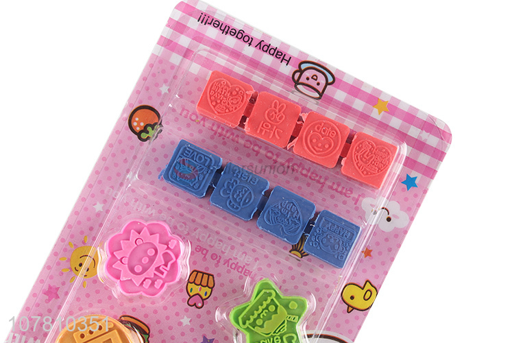 High quality kids educational fun toy ink stamp set