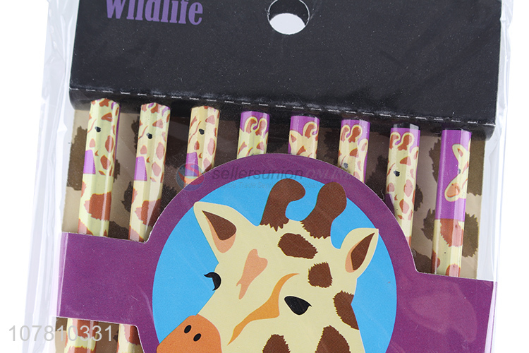 China manufacturer giraffe skin pattern pencil set for kids