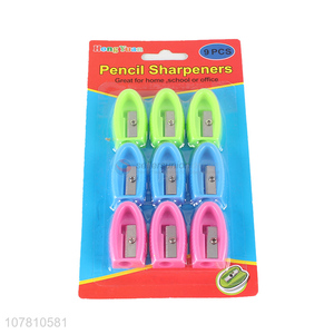 China factory single hole plastic pencil sharpener for school