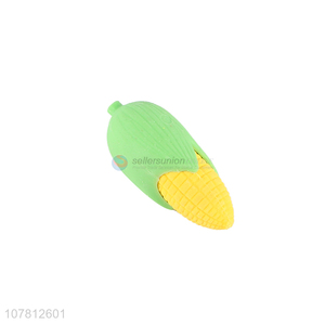 New arrival corn shaped eraser mini novelty cartoon eraser