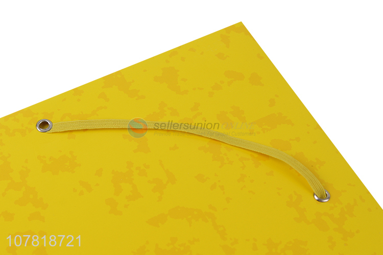 Good price yellow opaque paper office information bag