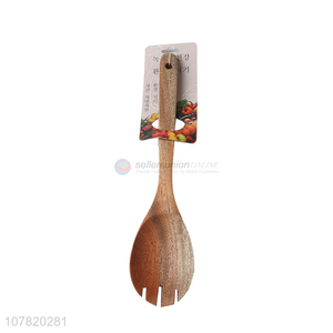 Good quality kitchen utensils organic wooden cooking spoon spatula