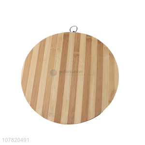 Wholesale round bamboo chopping board eco-friendly chopping block