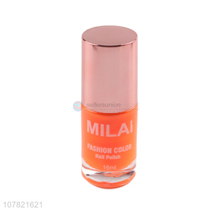 Best selling orange color bright nail polish for nail art