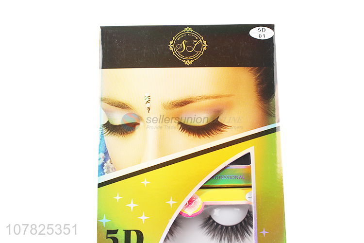 Good price women makeup tools 3D false eyelashes