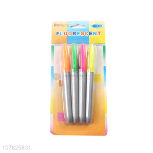 Factory wholesale multicolor marker pen highlighter pen set