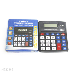 Factory direct black calculator student office calculation tool