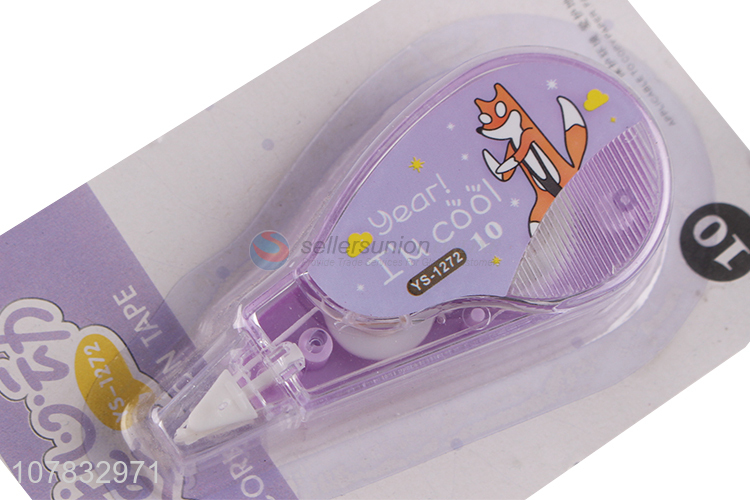 Wholesale Purple Plastic Correction Tapes Stationery for Student
