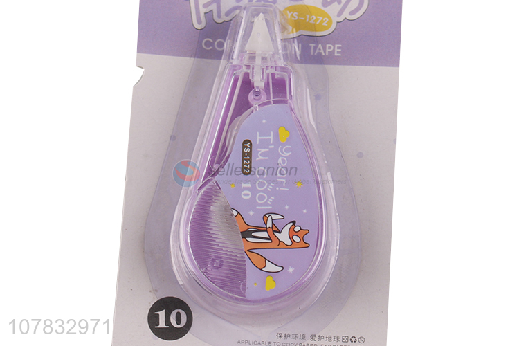 Wholesale Purple Plastic Correction Tapes Stationery for Student