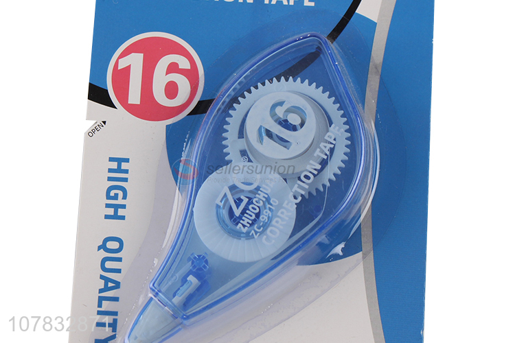 Simple style blue mini portable student correction tapes