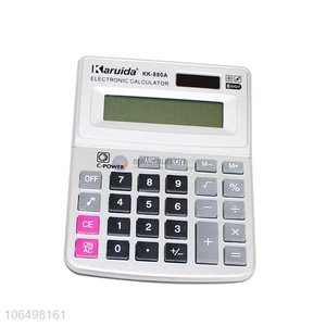 Online wholesale 8 digits dual power electronic solar calculator for examination