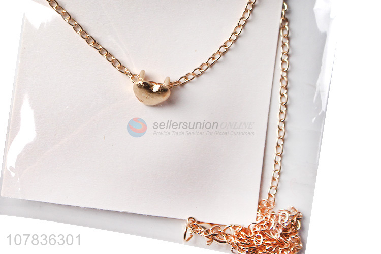 Top quality women stainless steel decorative necklace